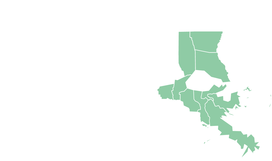 Louisiana map